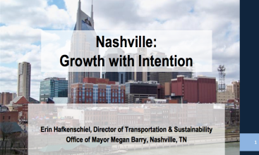 Erin Hafkenschiel, Director of Transportation and Sustainability, Office of Mayor Megan Barry